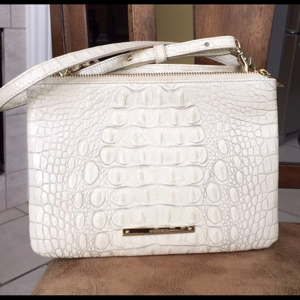Brahmin off-white/cream color Crossbody